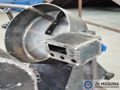 Granulador de disco experimental de Φ500 mm para Yunan Chihong Zn & Ge Co., Ltd